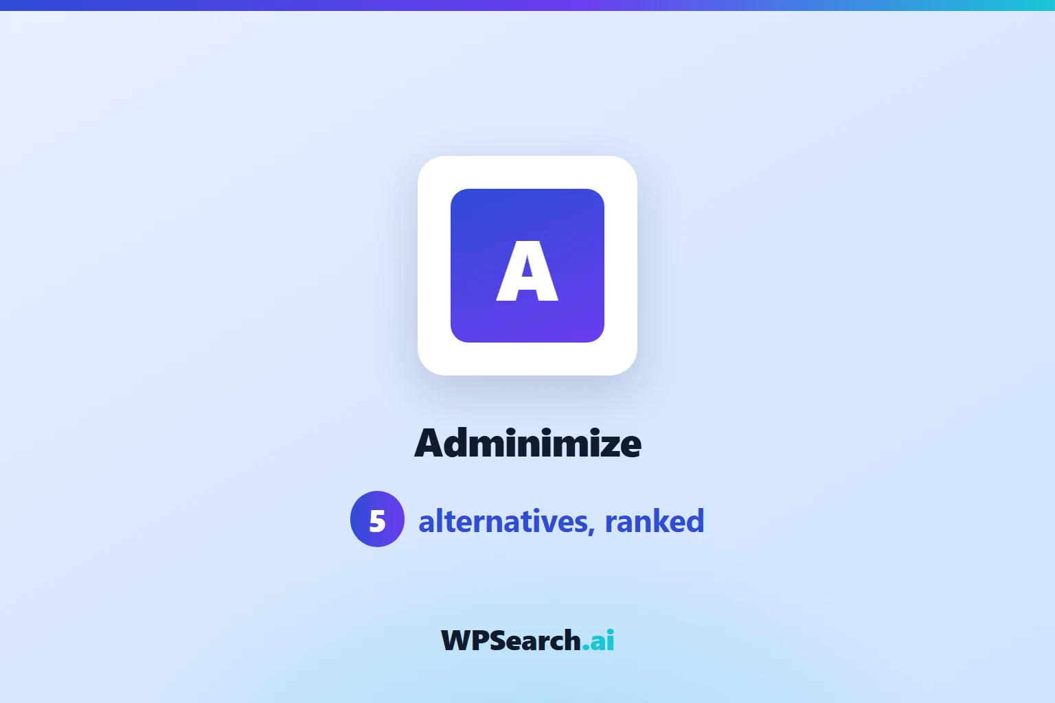 5 Best Adminimize Alternatives in 2026 (Free & Paid)