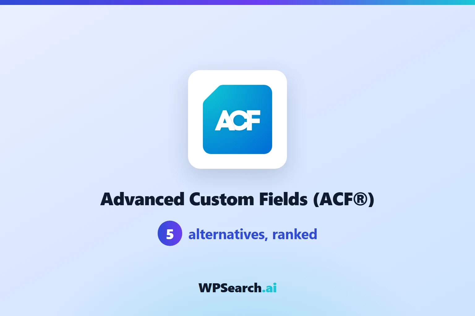 5 Best Advanced Custom Fields Alternatives in 2026 (Free & Paid)