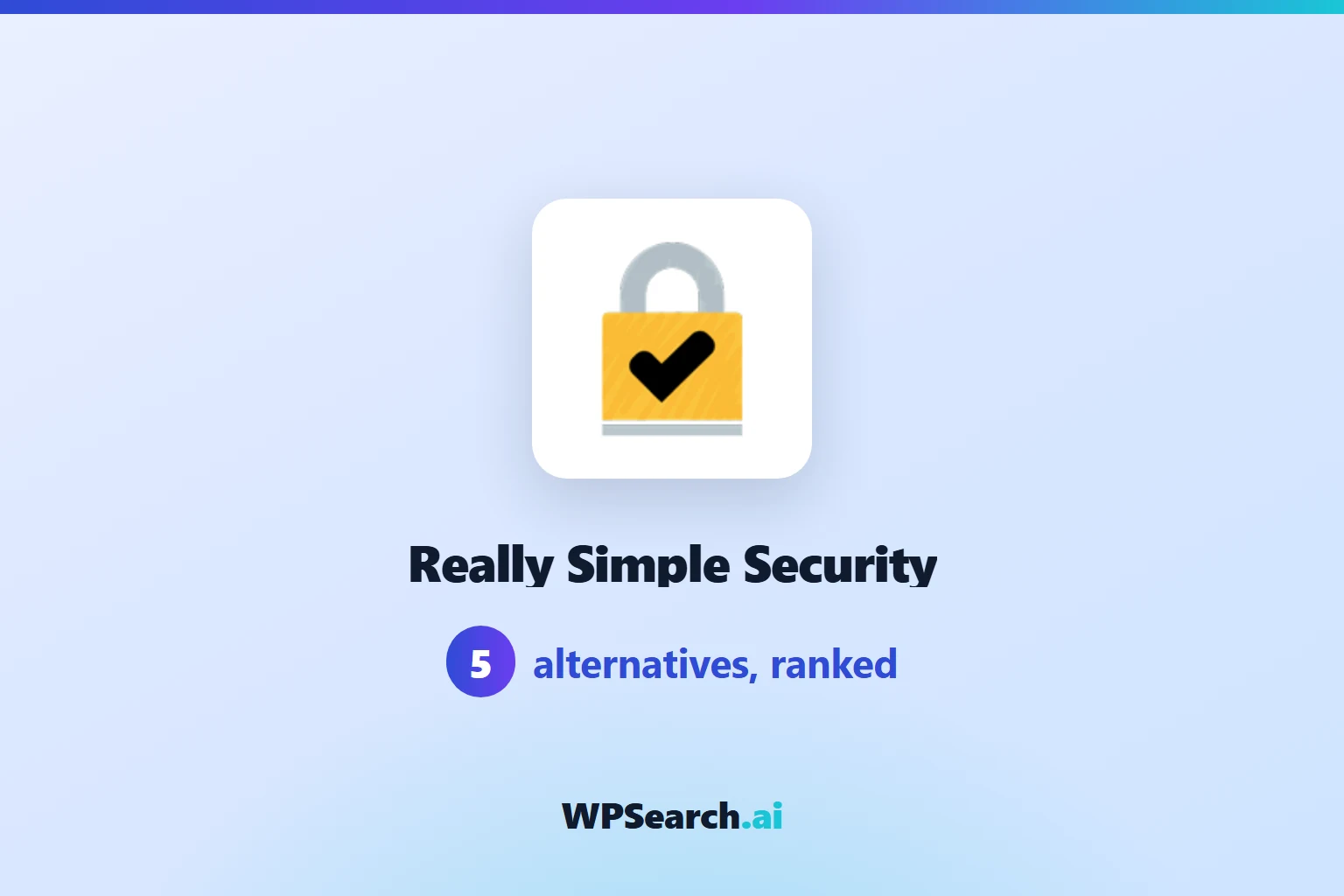 5 Best Really Simple Security Alternatives in 2026 (Free & Paid)